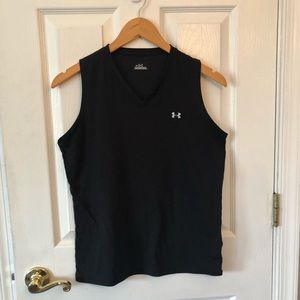 Under Armour black sleeveless tee